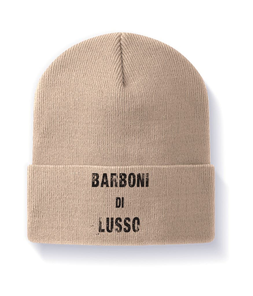 Cuffia BARBONI DI LUSSO — Sabbia