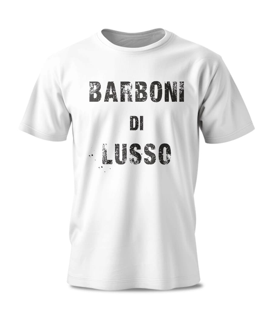 T-shirt BARBONI DI LUSSO — Bianco